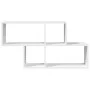 Wandregal aus weißem Ingenieurholz 100x20x53 cm von , Regale und Regale - Ref: Foro24-848017, Preis: 44,17 €, Rabatt: %