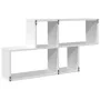 Wandregal aus weißem Ingenieurholz 100x20x53 cm von , Regale und Regale - Ref: Foro24-848017, Preis: 44,17 €, Rabatt: %