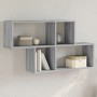 Engineered wood gray Sonoma wall shelf 100x20x53 cm by , Shelves and shelves - Ref: Foro24-848022, Price: 42,42 €, Discount: %