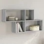 Engineered wood gray Sonoma wall shelf 100x20x53 cm by , Shelves and shelves - Ref: Foro24-848022, Price: 41,75 €, Discount: %