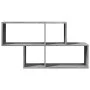 Engineered wood gray Sonoma wall shelf 100x20x53 cm by , Shelves and shelves - Ref: Foro24-848022, Price: 41,75 €, Discount: %