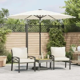 Garden umbrella with white steel pole 268x268x226 cm by , Umbrellas - Ref: Foro24-4005104, Price: 93,62 €, Discount: %