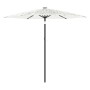 Gartenschirm mit weißem Stahlmast 268x268x226 cm von , Sonnenschirme - Ref: Foro24-4005104, Preis: 83,59 €, Rabatt: %
