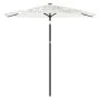 Garden umbrella with white steel pole 268x268x226 cm by , Umbrellas - Ref: Foro24-4005104, Price: 93,59 €, Discount: %