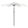 Gartenschirm mit weißem Stahlmast 268x268x226 cm von , Sonnenschirme - Ref: Foro24-4005104, Preis: 93,62 €, Rabatt: %