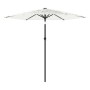 Gartenschirm mit weißem Stahlmast 268x268x226 cm von , Sonnenschirme - Ref: Foro24-4005104, Preis: 83,59 €, Rabatt: %