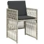 Garden dining set with 15 pieces, light gray synthetic rattan and cushions. by , Garden sets - Ref: Foro24-3210995, Price: 91...