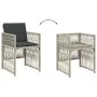 Garden dining set with 15 pieces, light gray synthetic rattan and cushions. by , Garden sets - Ref: Foro24-3210995, Price: 91...
