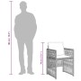 Garten-Esszimmer-Set mit 15-teiligen Kissen aus hellem grauem Kunst-Rattan. von , Gartensets - Ref: Foro24-3210995, Preis: 83...