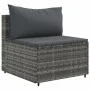 7-piece garden furniture set with gray synthetic rattan cushions by , Garden sets - Ref: Foro24-3308114, Price: 497,27 €, Dis...