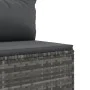 7-piece garden furniture set with gray synthetic rattan cushions by , Garden sets - Ref: Foro24-3308114, Price: 497,27 €, Dis...
