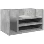 Wooden desktop organizer with concrete engineering 44.5x24x25 cm by , Classification and organization - Ref: Foro24-848041, P...