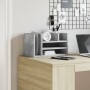 Wooden desktop organizer with concrete engineering 44.5x24x25 cm by , Classification and organization - Ref: Foro24-848041, P...