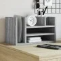 Wooden desk organizer in gray engineering, 44.5x24x25 cm. by , Classification and organization - Ref: Foro24-848043, Price: 3...