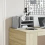 Wooden desk organizer in gray engineering, 44.5x24x25 cm. by , Classification and organization - Ref: Foro24-848043, Price: 3...