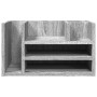Schreibtisch-Organizer aus grauem Ingenieurholz, 44,5x24x25 cm. von , Klassifizierung und Organisation - Ref: Foro24-848043, ...