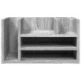 Wooden desk organizer in gray engineering, 44.5x24x25 cm. by , Classification and organization - Ref: Foro24-848043, Price: 3...