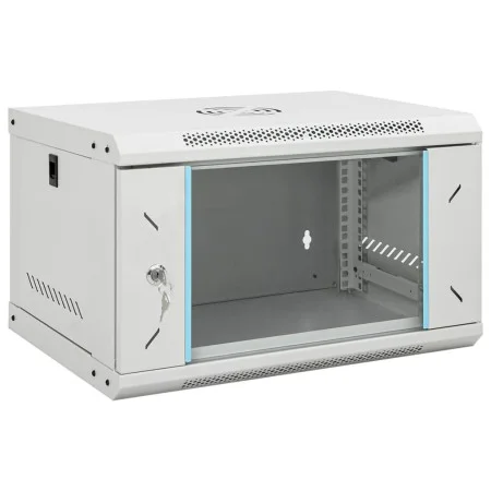 6U 19" IP20 wall-mounted server rack cabinet 53x40x30 cm by , Network storage systems - Ref: Foro24-30259, Price: 90,98 €, Di...
