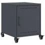Bedside table in anthracite grey steel, 36x39x43.5 cm by , Nightstands - Ref: Foro24-846618, Price: 49,23 €, Discount: %