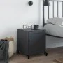 Bedside table in anthracite grey steel, 36x39x43.5 cm by , Nightstands - Ref: Foro24-846618, Price: 49,23 €, Discount: %