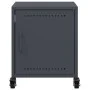Bedside table in anthracite grey steel, 36x39x43.5 cm by , Nightstands - Ref: Foro24-846618, Price: 49,23 €, Discount: %