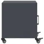 Bedside table in anthracite grey steel, 36x39x43.5 cm by , Nightstands - Ref: Foro24-846618, Price: 49,23 €, Discount: %