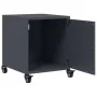 Nachttisch aus anthrazitgrauem Stahl, 36x39x43,5 cm. von , Nachttische - Ref: Foro24-846618, Preis: 49,23 €, Rabatt: %