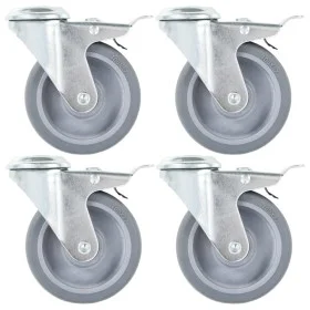 Swivel wheels with pin hole 16 units 100 mm by , Material handling - Ref: Foro24-277868, Price: 88,14 €, Discount: %