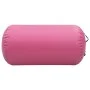 Inflatable gymnastics roll with pink PVC pump 120x75 cm by vidaXL, Yoga and pilates - Ref: Foro24-92715, Price: 104,54 €, Dis...