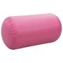 Inflatable gymnastics roll with pink PVC pump 120x75 cm by vidaXL, Yoga and pilates - Ref: Foro24-92715, Price: 104,54 €, Dis...