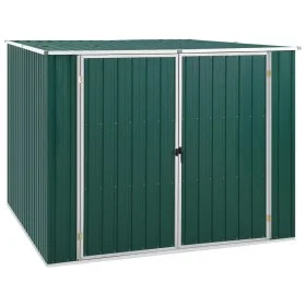 Gartenhütte aus grünem feuerverzinktem Stahl 195x198x159 cm von , Schuppen - Ref: Foro24-46253, Preis: 248,53 €, Rabatt: %