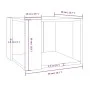 Mesa de centro madera contrachapada gris Sonoma 40x40x30 cm de , Mesas de centro - Ref: Foro24-815169, Precio: 30,40 €, Descu...
