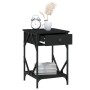Nachttische 2 Stück Sperrholz Schwarz 40x42x60 cm von , Nachttische - Ref: Foro24-826336, Preis: 83,24 €, Rabatt: %