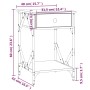 Nachttische 2 Stück Sperrholz Schwarz 40x42x60 cm von , Nachttische - Ref: Foro24-826336, Preis: 83,24 €, Rabatt: %