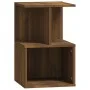 Bedside tables 2 units plywood brown oak 35x35x55 cm by , Nightstands - Ref: Foro24-815188, Price: 69,49 €, Discount: %