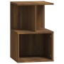 Nachttische 2 Stück aus braunem Eichenfurnier 35x35x55 cm von , Nachttische - Ref: Foro24-815188, Preis: 70,76 €, Rabatt: %