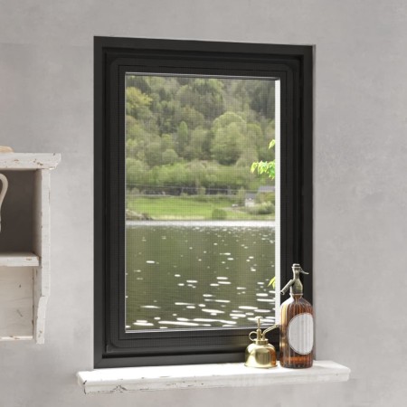 Mosquitera magnética para ventanas gris antracita 80x120 cm de , Mosquiteras para ventanas - Ref: Foro24-153850, Precio: 23,2...