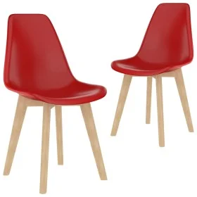 Esszimmerstühle, 2 Stück, Kunststoff, rot von , Essstühle - Ref: Foro24-289119, Preis: 107,76 €, Rabatt: %