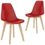 Esszimmerstühle, 2 Stück, Kunststoff, rot von , Essstühle - Ref: Foro24-289119, Preis: 109,76 €, Rabatt: %