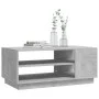 Engineered wood gray concrete coffee table 102x55x43 cm by , Coffee table - Ref: Foro24-810284, Price: 72,85 €, Discount: %