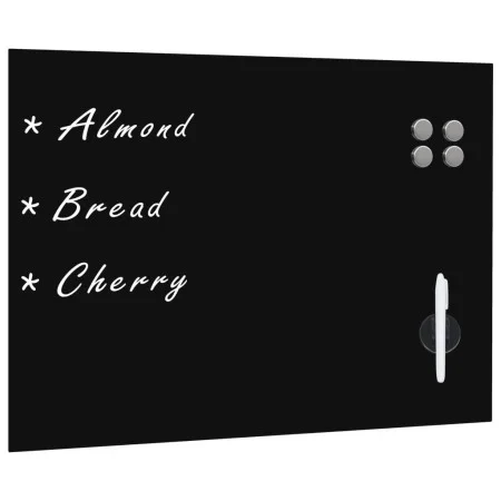 Magnetische schwarze Glaswandtafel 80x60 cm von , Whiteboards - Ref: Foro24-30108, Preis: 55,95 €, Rabatt: %