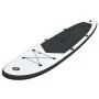 Schwarz-weißes aufblasbares Paddle-Board-Set von vidaXL, Paddleboards - Ref: Foro24-92728, Preis: 149,01 €, Rabatt: %