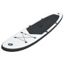 Schwarz-weißes aufblasbares Paddle-Board-Set von vidaXL, Paddleboards - Ref: Foro24-92728, Preis: 151,01 €, Rabatt: %
