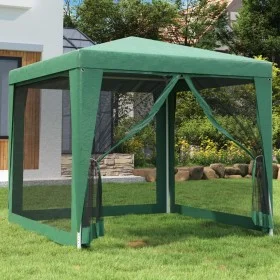 Carpa para fiestas con 4 paredes de malla HDPE verde 2,5x2,5 m by , Tents and gazebos - Ref: Foro24-319223, Price: 76,90 €, D...