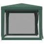 Carpa para fiestas con 4 paredes de malla HDPE verde 2,5x2,5 m de , Carpas y cenadores - Ref: Foro24-319223, Precio: 77,17 €,...