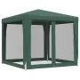 Carpa para fiestas con 4 paredes de malla HDPE verde 2,5x2,5 m de , Carpas y cenadores - Ref: Foro24-319223, Precio: 77,17 €,...