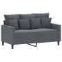 Juego de sofás con cojines 3 piezas terciopelo gris oscuro by , Sofas - Ref: Foro24-3201711, Price: 487,92 €, Discount: %