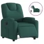 Sillón reclinable eléctrico tela verde oscuro de , Sillones - Ref: Foro24-3204350, Precio: 250,55 €, Descuento: %