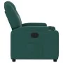Sillón reclinable eléctrico tela verde oscuro de , Sillones - Ref: Foro24-3204350, Precio: 250,55 €, Descuento: %