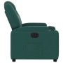 Sillón reclinable eléctrico tela verde oscuro by , Armchairs - Ref: Foro24-3204350, Price: 248,04 €, Discount: %